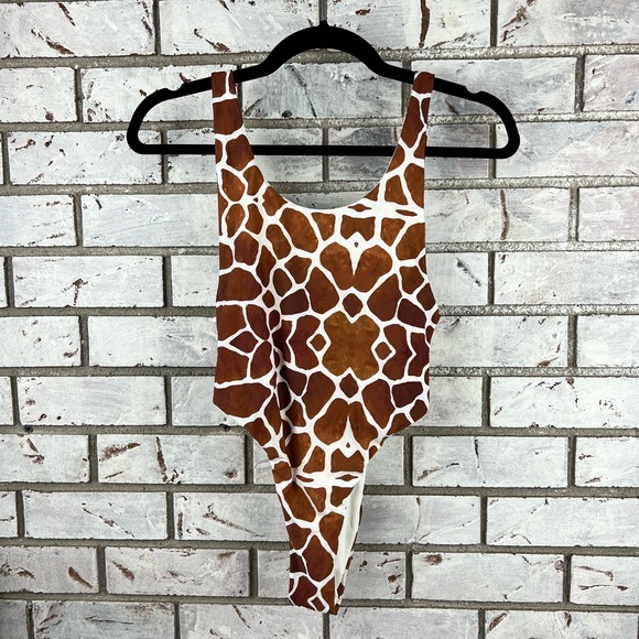 Free People | Reina Olga Giraffe Print Swimsuit - Picture 2 of 9
